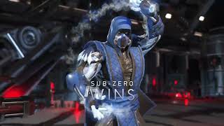 Sub-zero vs the black Sub-zero online Injustice 2