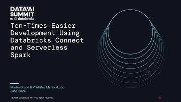 Ten-Times Easier Development Using Databricks Connect and Serverless Spark