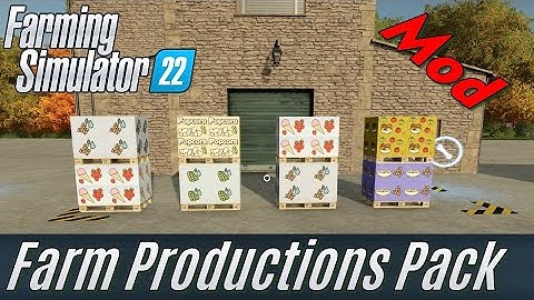 FS22: Farm Production Pack Beta 0.95 Mod Presentation - my own Mod