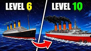 Titanic Ship Evolution | Level 6 To Level 10 2d Animation|