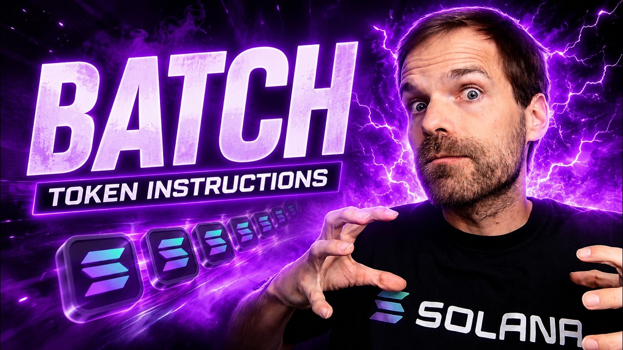 Batching Token Instructions [Solana Tutorial] - May 17th '26