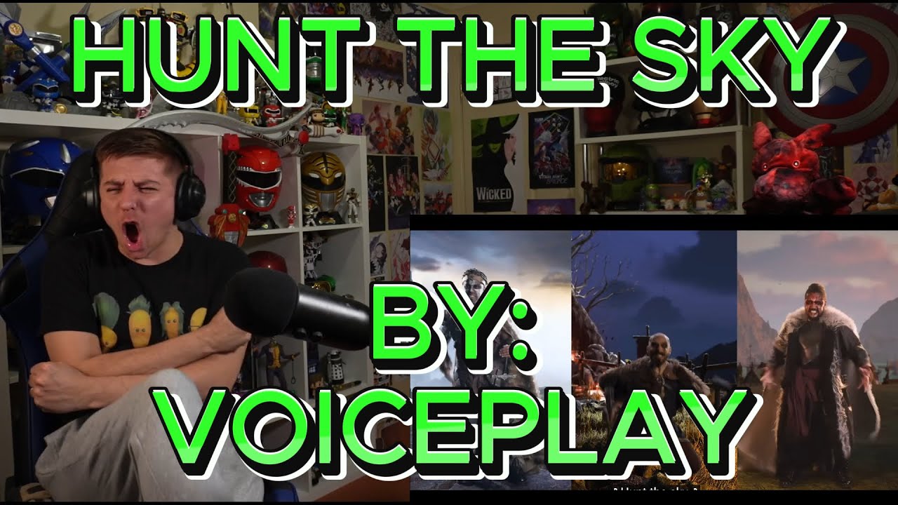 МНЕ НУЖНО БОЛЬШЕ ОРИГИНАЛОВ VOICEPLAY!!!!!!!!!!!!! Слепая реакция на Voiceplay - Hunt The Sky при...