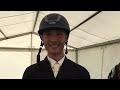 Alex Whewall - first Badminton test complete!