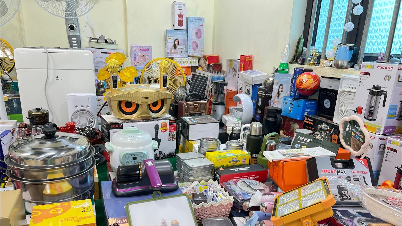 MÁY SƯỞI CÂY, ẤM GIỮ NHIỆT, THỚT NHỰA, BÌNH XỊT INOX, ĐÈN TÍCH ĐIỆN , KHÒ GA,....