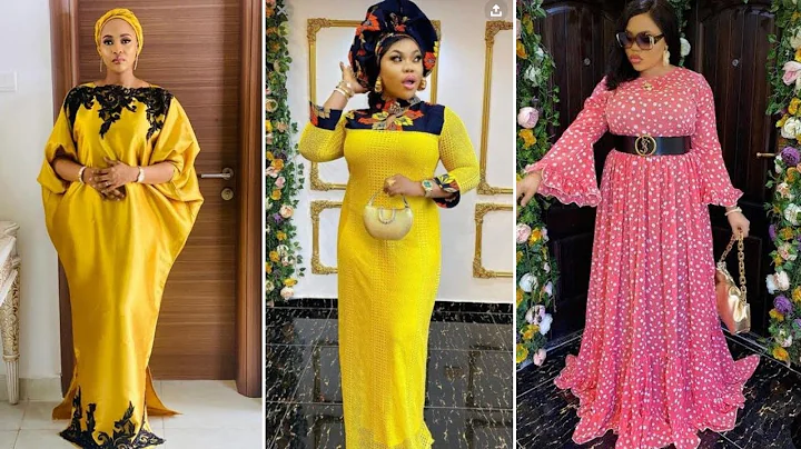Beautiful long maxi /kaftan dress styles 2023: Latest and Trendy Ankara Bubu/Boubou Gown styles