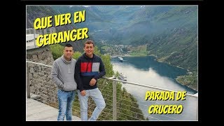 Que ver en GEIRANGER en UN DÍA | Crucero por los FIORDOS NORUEGOS