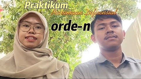 Tugas Akhir Praktikum Persamaan Diferensial Orde-n | Penyelesaian Menggunakan Aplikasi Maple