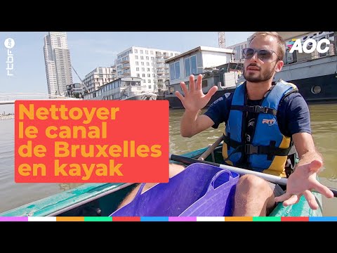 Nettoyer le canal de Bruxelles en kayak avec Canal It Up - Alors on change