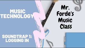 Music Technology - Soundtrap - 1 - Logging In