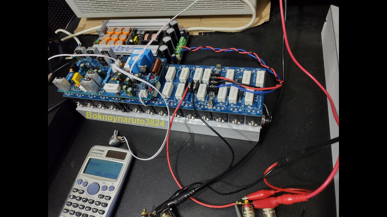 28 Transistor Power Amp Using  ±65V Power Supply