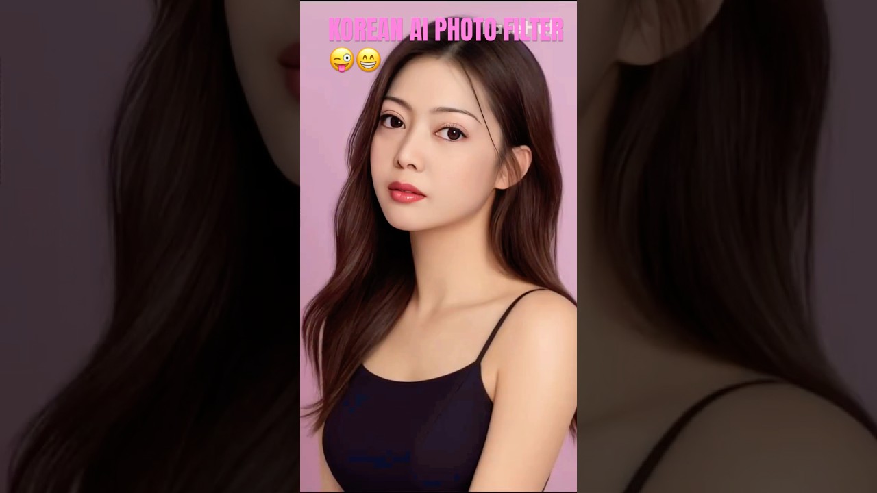 Korean AI photo filter 😃😜