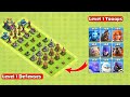 Level 1 Troops VS Level 1 Defense Formation | Clash of Clans