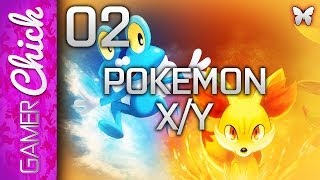 ❤ Pokemon X and Y - Walkthrough [Part 2 Santalune Forest] (3DS) w/ XxxGamerChick26xxX
