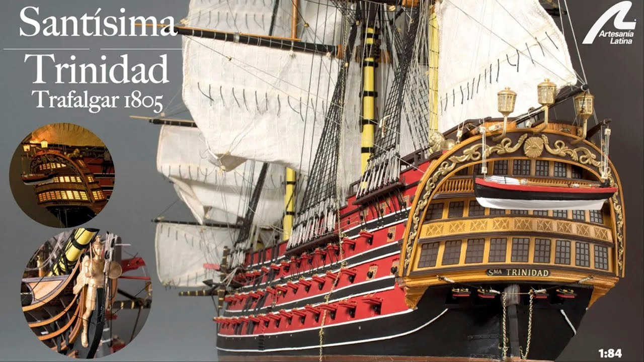 Santisima Trinidad - Trafalgar 1805 - 1/84 scale model ship - Artesania  Latina #22901 