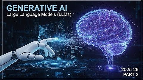 Generative AI | Large Language Models (LLMs) | Class 12 AI (2025-26)| Part 2 | Sanjana Mor IIT Ropar