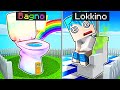 CASA BAGNO CONTRO CASA DI LOKKINO su MINECRAFT ITA!!