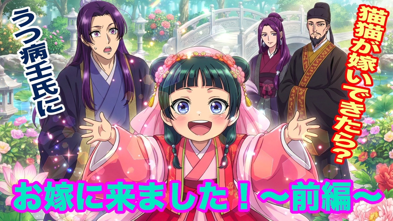 【薬屋のひとりごと】お嫁に来ました!潰れかけの壬氏の前に、幼い猫猫が笑顔で嫁入りして来たら?〜前編〜【アニメ】【じんまお】