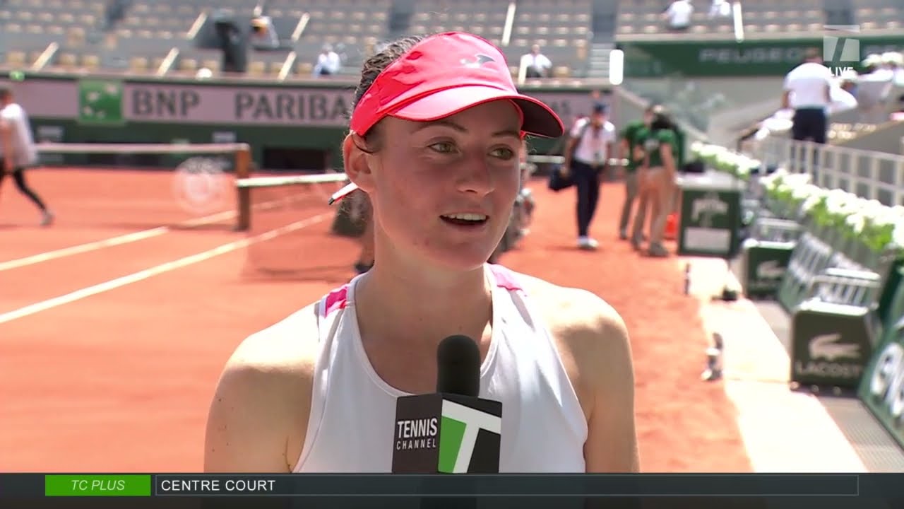 Tamara Zidansek 2021 Roland Garros Quarterfinal Win Interview