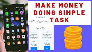 How To Make Money Doing Simple Tasks Online 2021 | Hive Work App | Hive Micro Work screenshot 2
