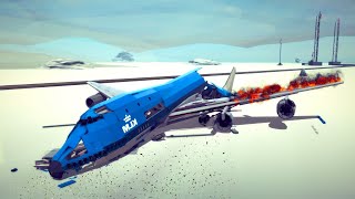 Real Airplane Disasters and Brutal Crashes #5 | Besiege