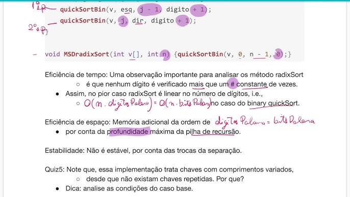 Quicksort (análise e implementações)