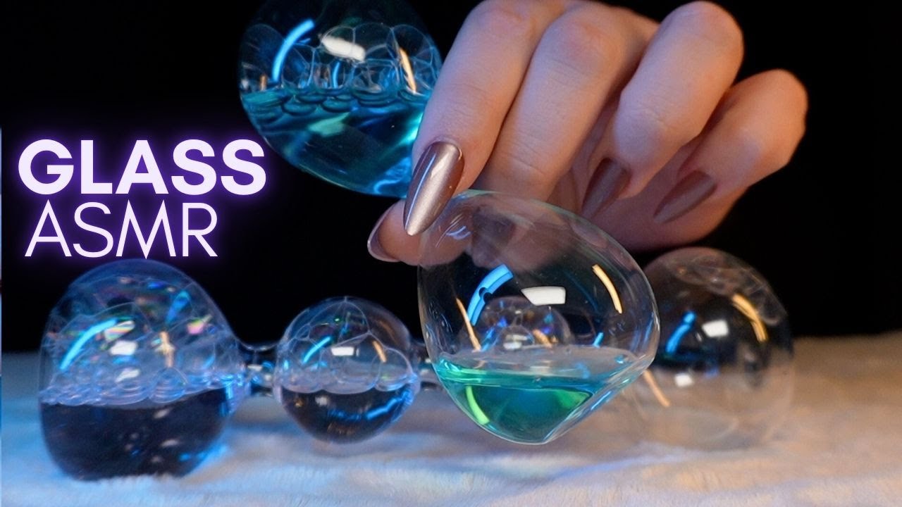 ASMR Most Tingly Glass Tapping & Scratching (No Talking)