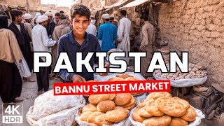 Bannu, Pakistan INCREDIBLE 4K Walking Tour  Street Food