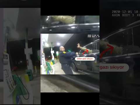 Teğmene BİBER GAZI sıktı.