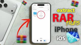 Extract RAR on iPhone 17 Pro Max in 2 Minutes | No Third-Party Apps screenshot 1