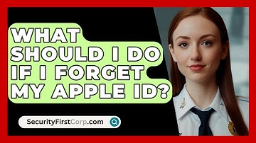 What Should I Do If I Forget My Apple ID? - SecurityFirstCorp.com
