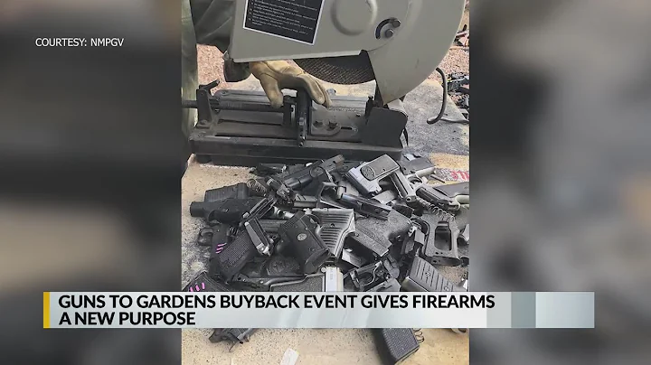 Gun buyback program gives firearms new purpose