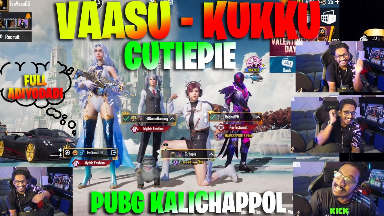 Cutiepie - Vaasu - Kukku ഒന്നിച്ച് BGMI കളിച്ചപ്പോൾ 😹 Funniest Ego Wars 😆 Full Adich Orakki😂