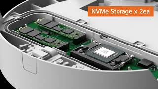 Hanwha Vision PNM-C32084RQZ 4 channel AI multi directional camera powered by the NVIDIA Jetson platf