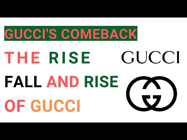 The Fall & Rise of Gucci, Gucci's Comeback Strategy