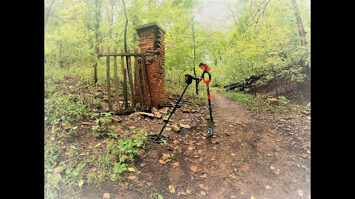 Metal Detecting an old homestead in the woods with...