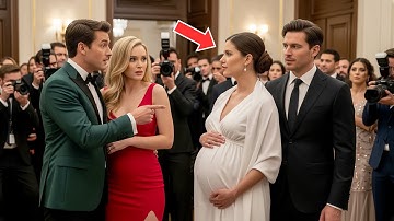 Pregnant Wife Mocked At The Red Carpet —Cameras Froze When She Took The Stage As Billionaire Heiress