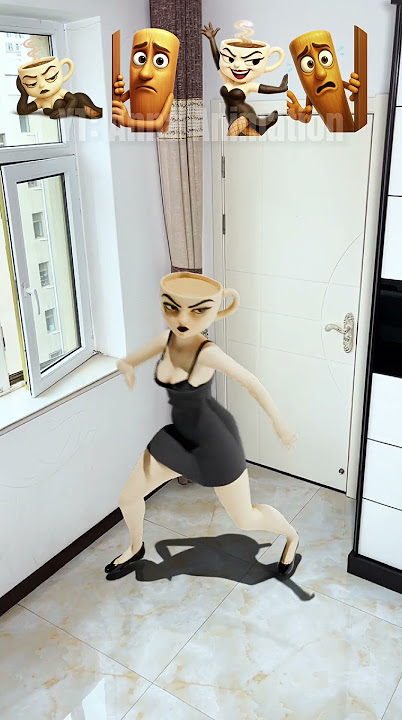 💃🛋️😴💤 Ballerina Cappuccina WAS NOT SLEEPING! 😍 #Italianbrainrot #Annaanimation