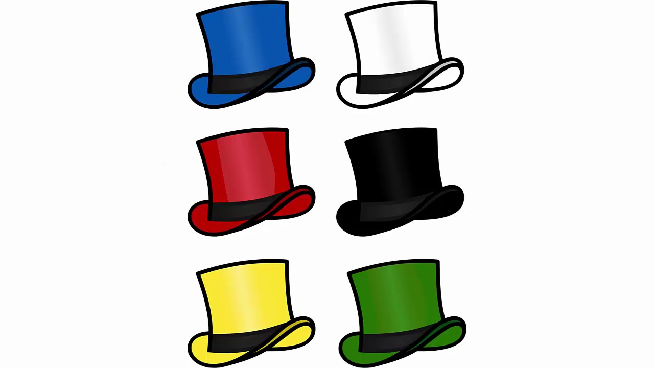 Игра шляпа на выпускном в детском. Шесть шляп Боно. 6 Шляп мышления Эдварда де Боно. Метод 6 шляп Эдварда де Боно. 6 Шляп Боно методика.
