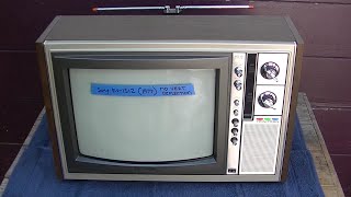 Mint 1977 Sony Trinitron KV1512 Repair Vintage Color Television