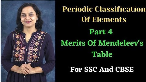 Merits Of Mendeleev