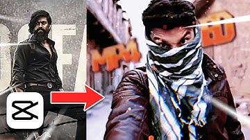 KGF chapter 2 Title Animation Tutorial | KGF 2 Lyrics Animation | Capcut Hindi/urdu Tutorial