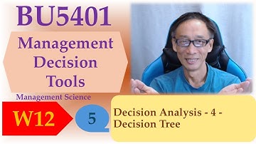 Decision Analysis - 4 - Decision Tree