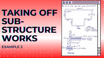 TAKING OFF QUANTITIES FOR SUB-STRUCTURE WORKS (OF A BIT COMPLEX BUILDING ) EXAMPLE 2