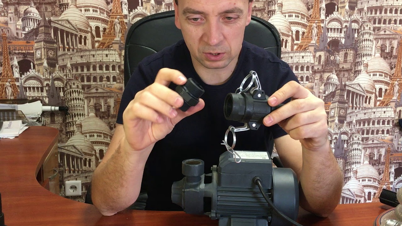 Быстрое подключение поверхностного насоса