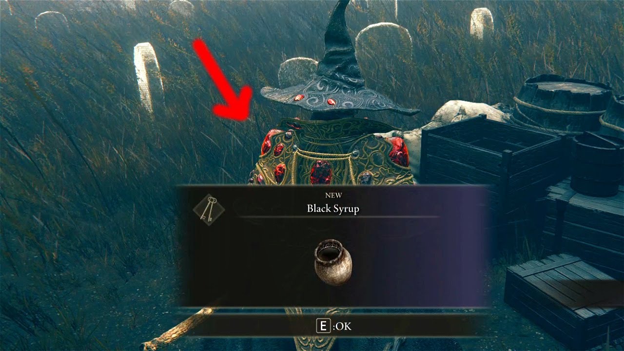 How to get Black Syrup in Elden Ring! Black Syrup location in Elden