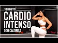 30 Min CARDIO INTENSO para Secar  | Queime 500 Calorias | Em Casa | Sem Equipamento