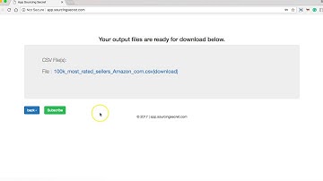 Online Reselling - The Sourcing Secret Tool-Downloading Top 100k Sellers on Any Amazon Marketplace