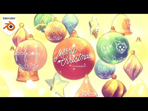 Painterly Ornaments in Blender 3D with Grease Pencil