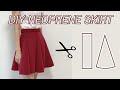 EASY DIY Godet Skirt / How To Make a Simple Skirt Pattern / Make your own skirt