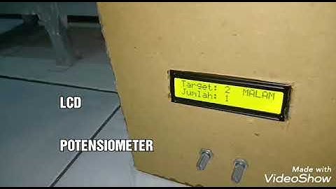 Alat penghitung barang berbasis arduino